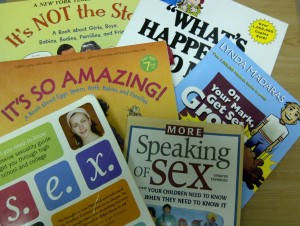 a collection of books on our reading list