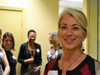 Heather McAdam in the Island Sexual Health clinic hallway