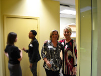 Our Executive Director, Bobbi and Medical Care Coordinator celebrate our open house