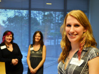 Kate, Jett and Kendra in the new product sales room