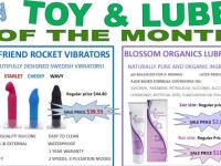 Picture of our featured toy and lube of the month