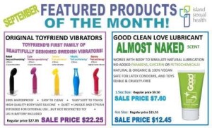 SEPTEMBER products of the month