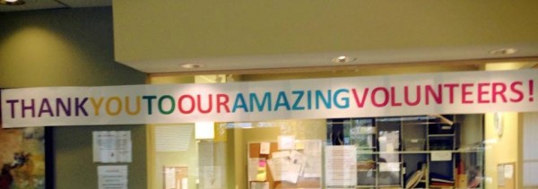 thank you volunteers