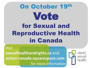 Picture reminding people to vote on Oct 19th.