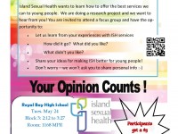 Youth please join us to have your say in making ISH safe for youth