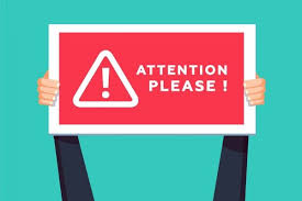 An attention sign